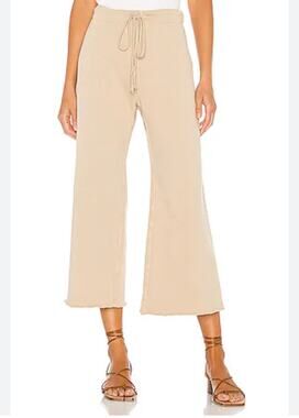 Nili Lotan Kiki Khaki Flared Sweatpants - Size Small $290.00 retail price